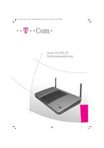 Bedienungsanleitung Telekom Sinus 154 DSL SE Router