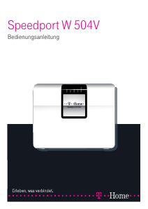 Bedienungsanleitung Telekom Speedport W 504V Router