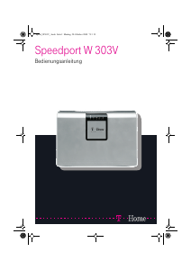 Bedienungsanleitung Telekom Speedport W 303V (Typ B) Router