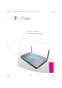 Bedienungsanleitung Telekom T-Sinus 154 DSL Router