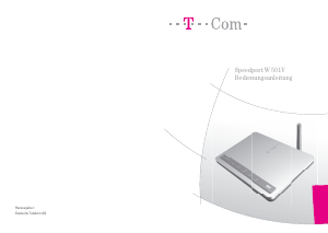 Bedienungsanleitung Telekom Speedport W 501V Router