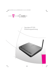 Bedienungsanleitung Telekom Speedport W 500 Router