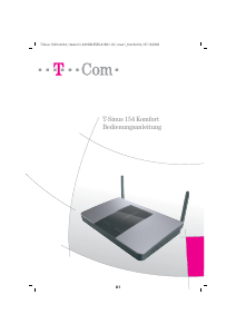 Bedienungsanleitung Telekom T-Sinus 154 Komfort Router