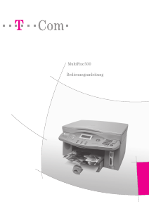 Bedienungsanleitung Telekom MultiFax 500 Faxmaschine