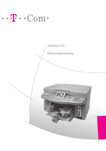 Bedienungsanleitung Telekom MultiFax 700 Faxmaschine
