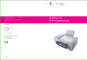 Bedienungsanleitung Telekom MultiFax 510 Faxmaschine