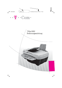 Bedienungsanleitung Telekom T-Fax 5860 Faxmaschine