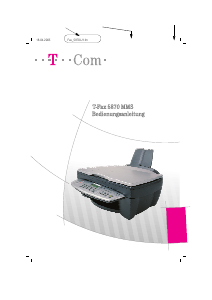 Bedienungsanleitung Telekom T-Fax 5870 MMS Faxmaschine