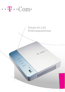 Bedienungsanleitung Telekom Teledat 431 LAN Modem