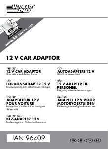 Mode d’emploi Ultimate Speed IAN 96409 Chargeur de voiture