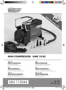 Εγχειρίδιο Ultimate Speed UMK 10 B2 Συμπιεστής