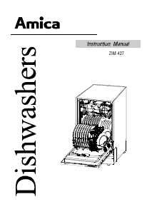 Manual Amica ZIM 427 Dishwasher