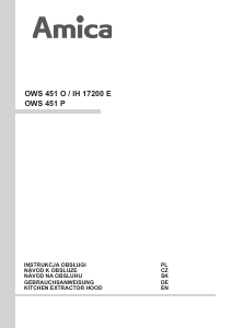 Manual Amica OWS 451 P Cooker Hood