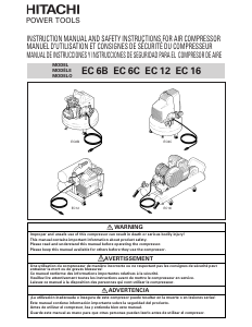 Handleiding Hitachi EC 6B Compressor