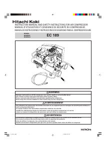 Handleiding Hitachi EC 189 Compressor