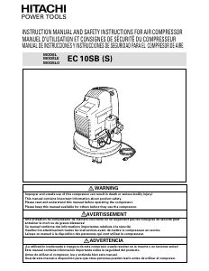 Handleiding Hitachi EC 10SB (S) Compressor