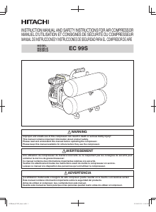 Manual de uso Hitachi EC 99S Compresor