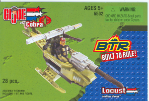 Bedienungsanleitung Built to Rule set 6502 GI Joe Locust