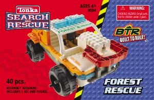 Manual Built to Rule set 8004 Tonka Forest rescue