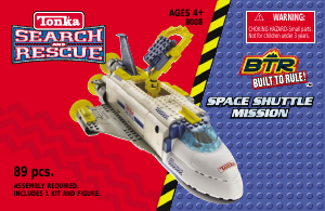 Manual Built to Rule set 8008 Tonka Space shuttle mission