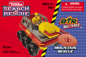 Manual Built to Rule set 8001 Tonka Mountain rescue