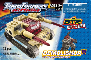 Handleiding Built to Rule set 7052 Transformers Demolishor