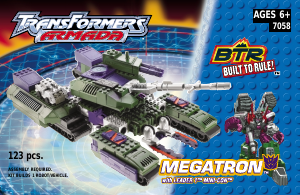 Bedienungsanleitung Built to Rule set 7058 Transformers Megatron