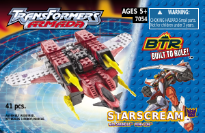 Bedienungsanleitung Built to Rule set 7054 Transformers Starscream