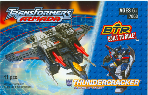 Manual Built to Rule set 7063 Transformers Thundercracker