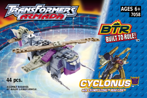 Manual Built to Rule set 7058 Transformers Cyclonus