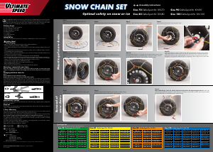 Bedienungsanleitung Ultimate Speed IAN 91452 Schneeketten
