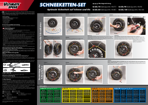 Manual Ultimate Speed IAN 91453 Snow Chains