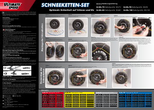 Bedienungsanleitung Ultimate Speed IAN 91454 Schneeketten