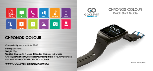 Manual GOCLEVER Chronos Colour Smart Watch