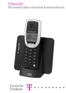 Bedienungsanleitung Telekom Sinus 620 Schnurlose telefon