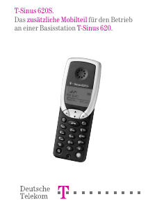 Bedienungsanleitung Telekom Sinus 620S Schnurlose telefon