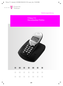Bedienungsanleitung Telekom T-Sinus 711 Schnurlose telefon