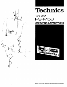 Manual Technics RS-M56 Cassette Recorder