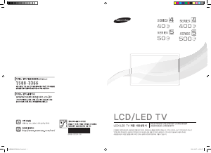 Manual Samsung UN32D4003BD LED Television