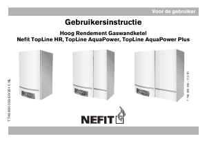 Handleiding Nefit TopLine AquaPower HRC 25/CW5 CV-ketel