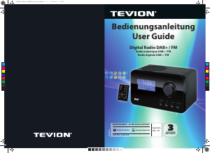 Bedienungsanleitung Tevion DAB 424 Radio