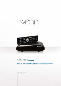 Manual de uso Sveon SPM200 Reproductor multimedia