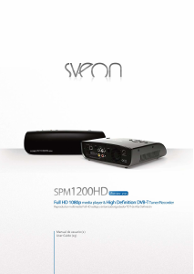 Manual de uso Sveon SPM1200HD Reproductor multimedia