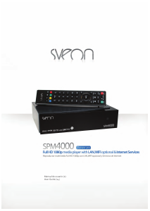 Manual Sveon SPM4000 Media Player