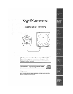 Handleiding SEGA Dreamcast