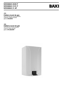 Manual Baxi Novamax 31 AF Esquentador a gás