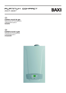 Manual de uso Baxi Platinum Compact 28/28 F Caldera de gas