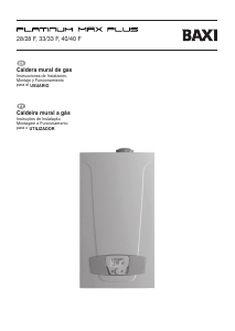 Manual de uso Baxi Platinum MAX Plus 28/28 F Caldera de gas