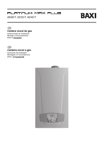 Manual de uso Baxi Platinum MAX Plus 40/40 F Caldera de gas