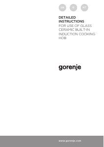 Manual Gorenje IT321BSC Hob